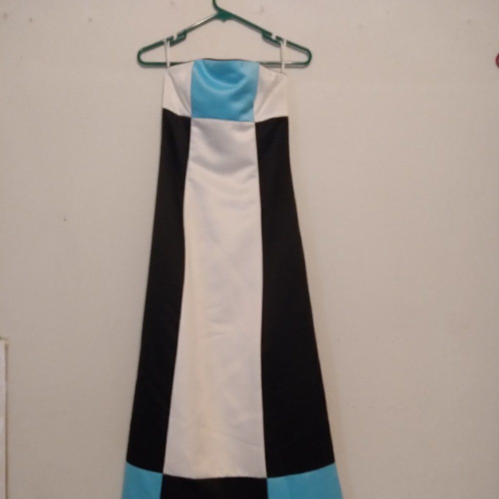 VTG Gunne Sax Jessica McClintock Strapless Dress
